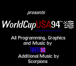 Заставка игры World Cup USA '94